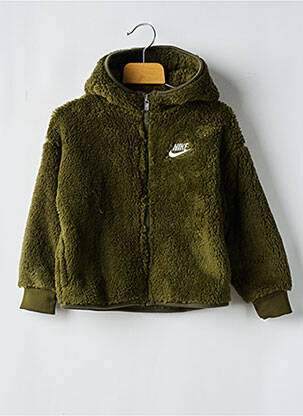 Kasdienis švarkas aukšta apykaklė žalias NIKE berniukas