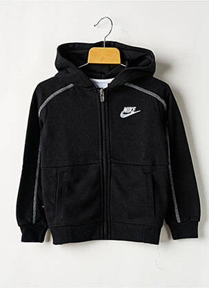 Kasdienis švarkas aukšta apykaklė juodas NIKE berniukas