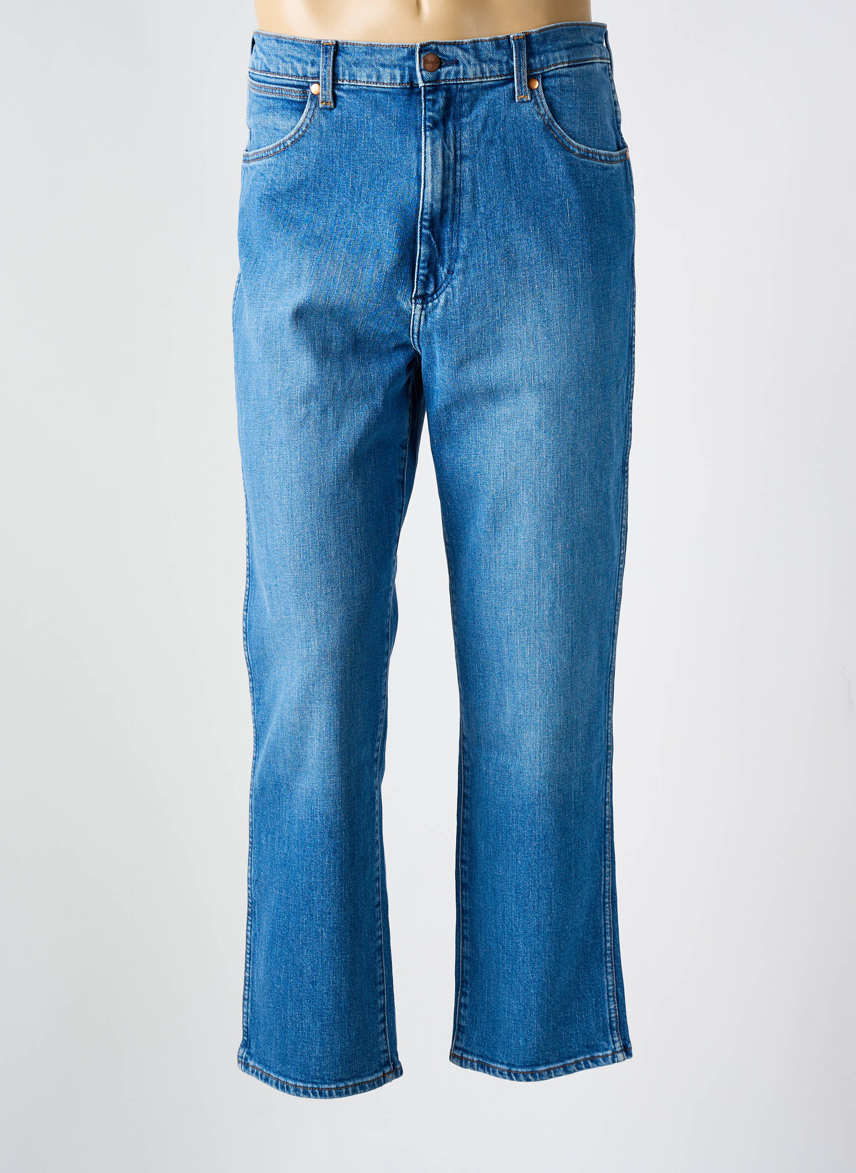 Tiesios kirpimo džinsai mėlyna WRANGLER moteris
