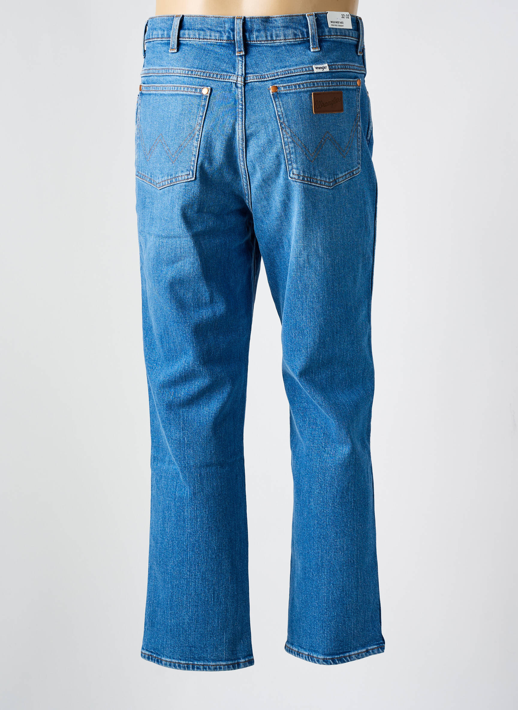 Tiesios kirpimo džinsai mėlyna WRANGLER moteris