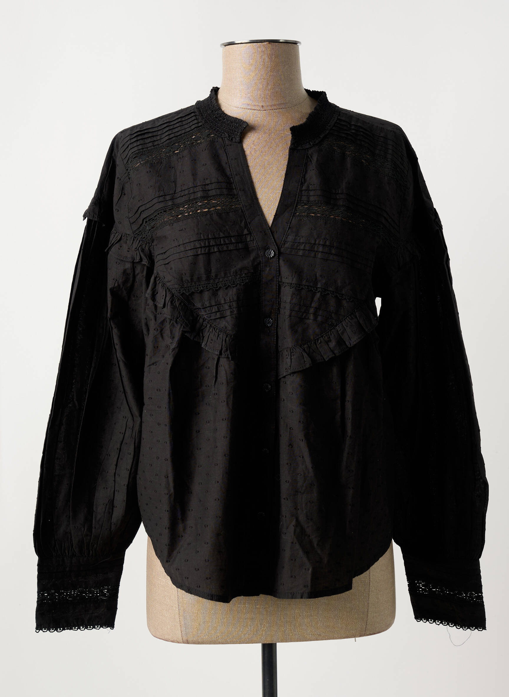 Bluzonai col v juodas ATELIER REVE moteris