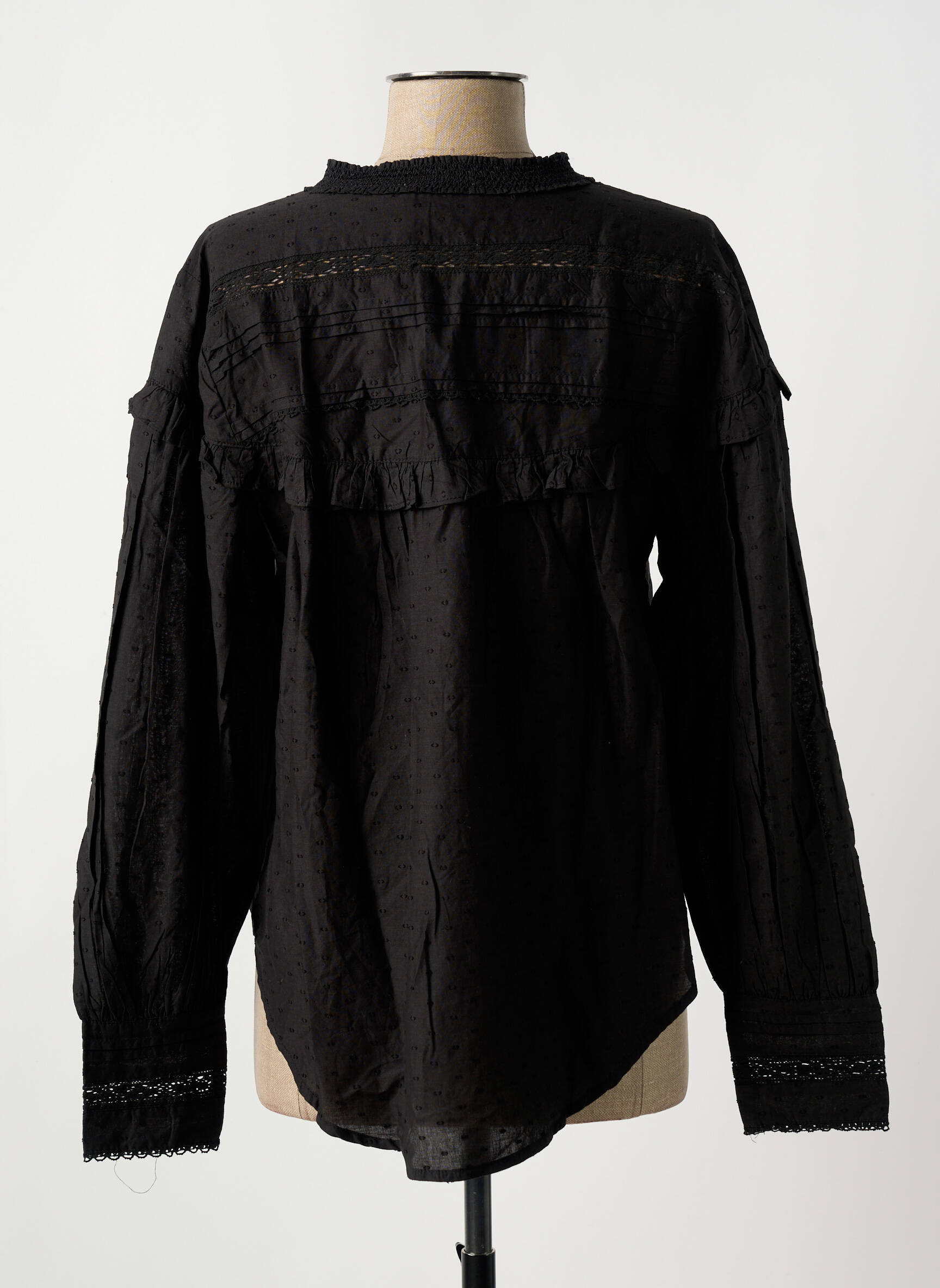 Bluzonai col v juodas ATELIER REVE moteris