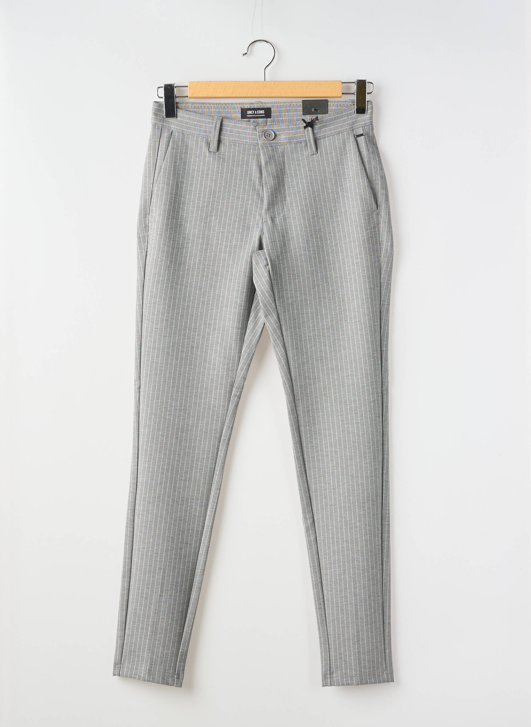 Lieknos kelnės pilka ONLY & SONS vyras