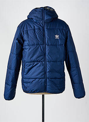 Pūkinė striukė aukšta apykaklė mėlyna ADIDAS vyras