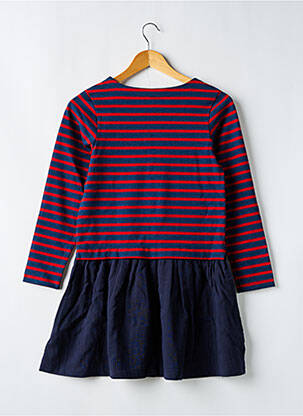 Pusilgių suknelė apvalus kaklas mėlyna PETIT BATEAU mergina