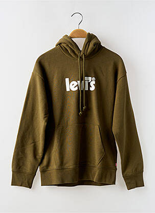 Kapišonas apvalus kaklas žalias LEVI'S moteris
