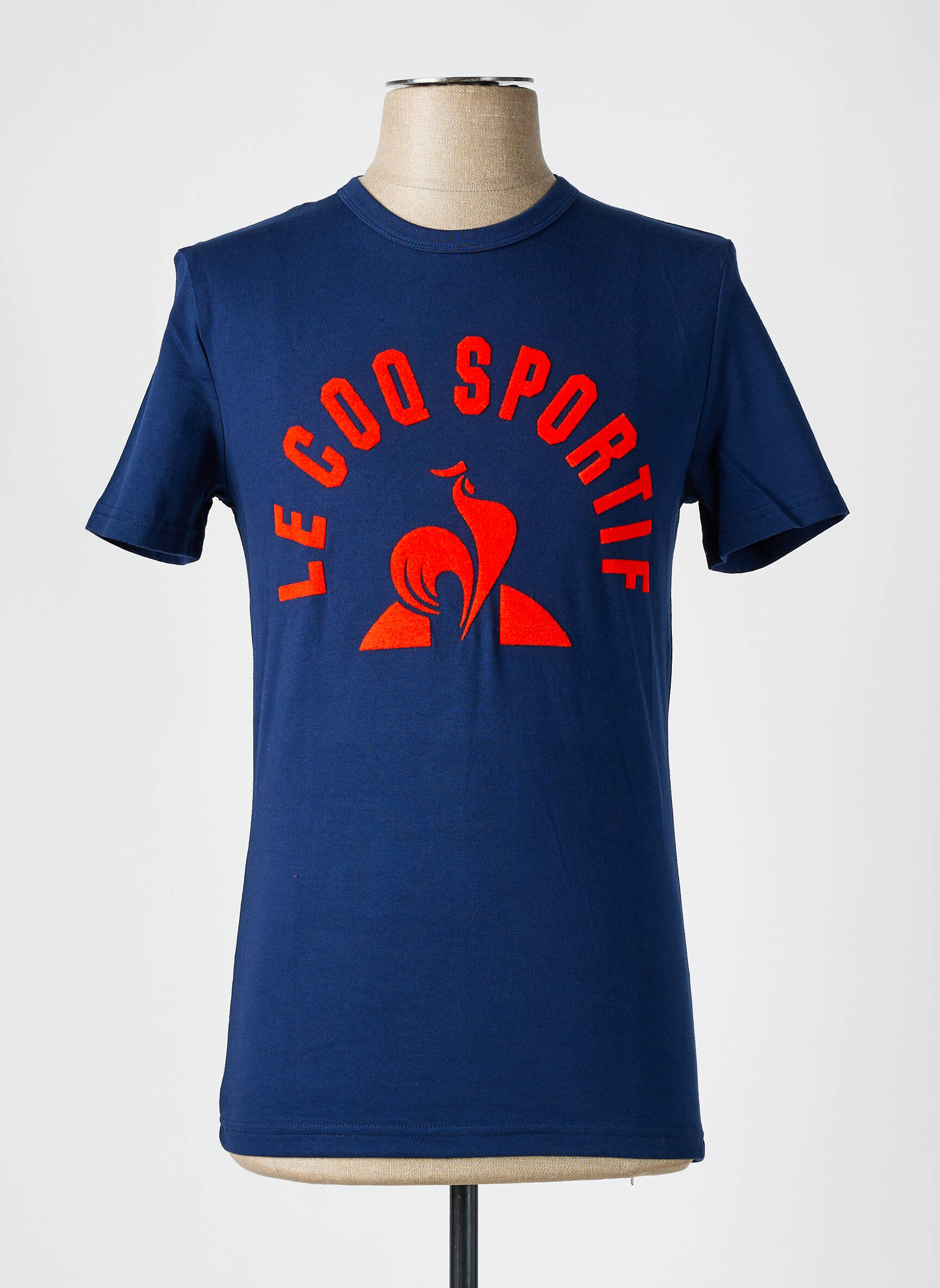 T-marškinys apvalus kaklas mėlyna LE COQ SPORTIF vyras