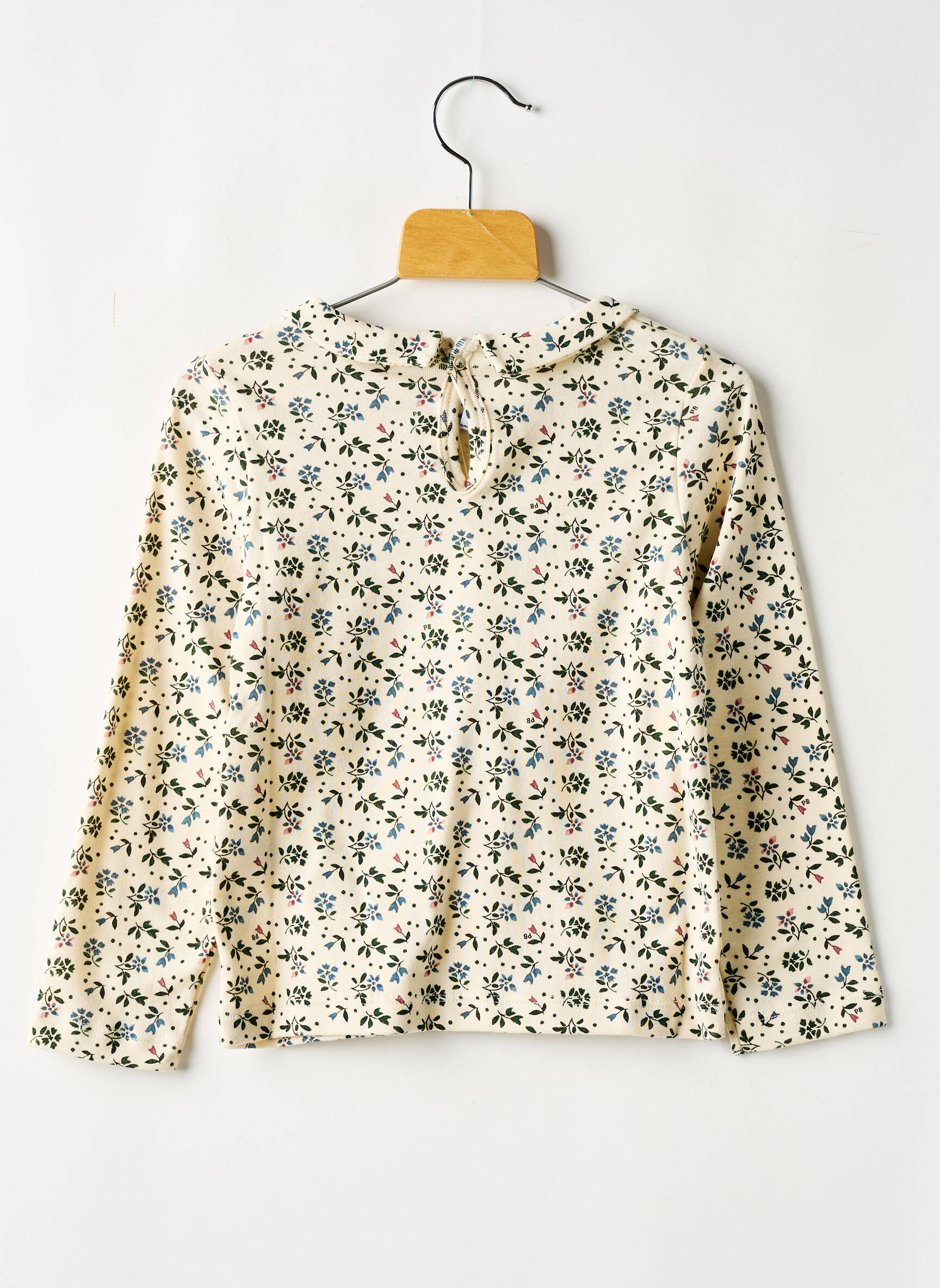 T-marškinys col claudine baltas PETIT BATEAU mergina