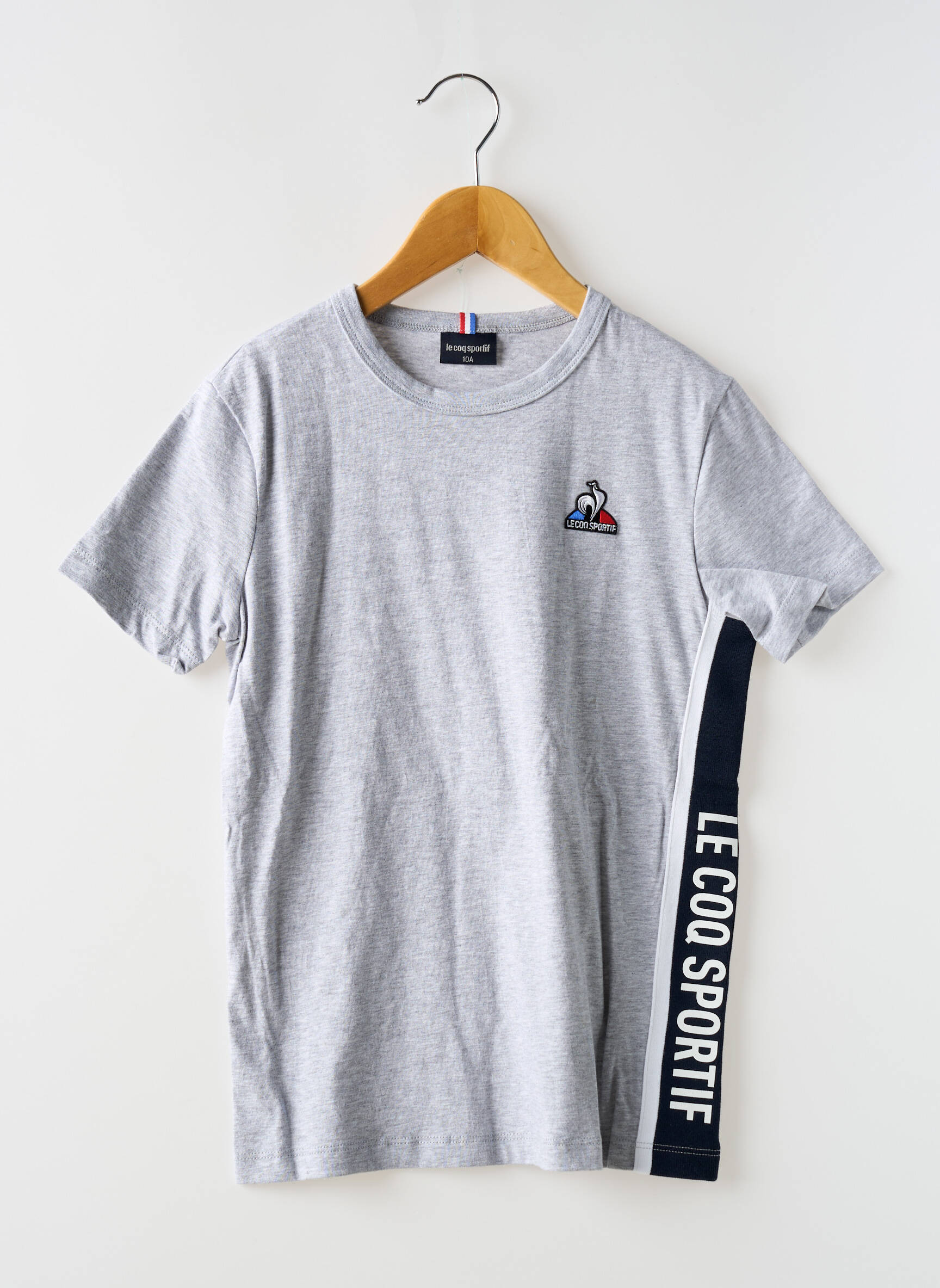 T-marškinys apvalus kaklas pilka LE COQ SPORTIF vaikas