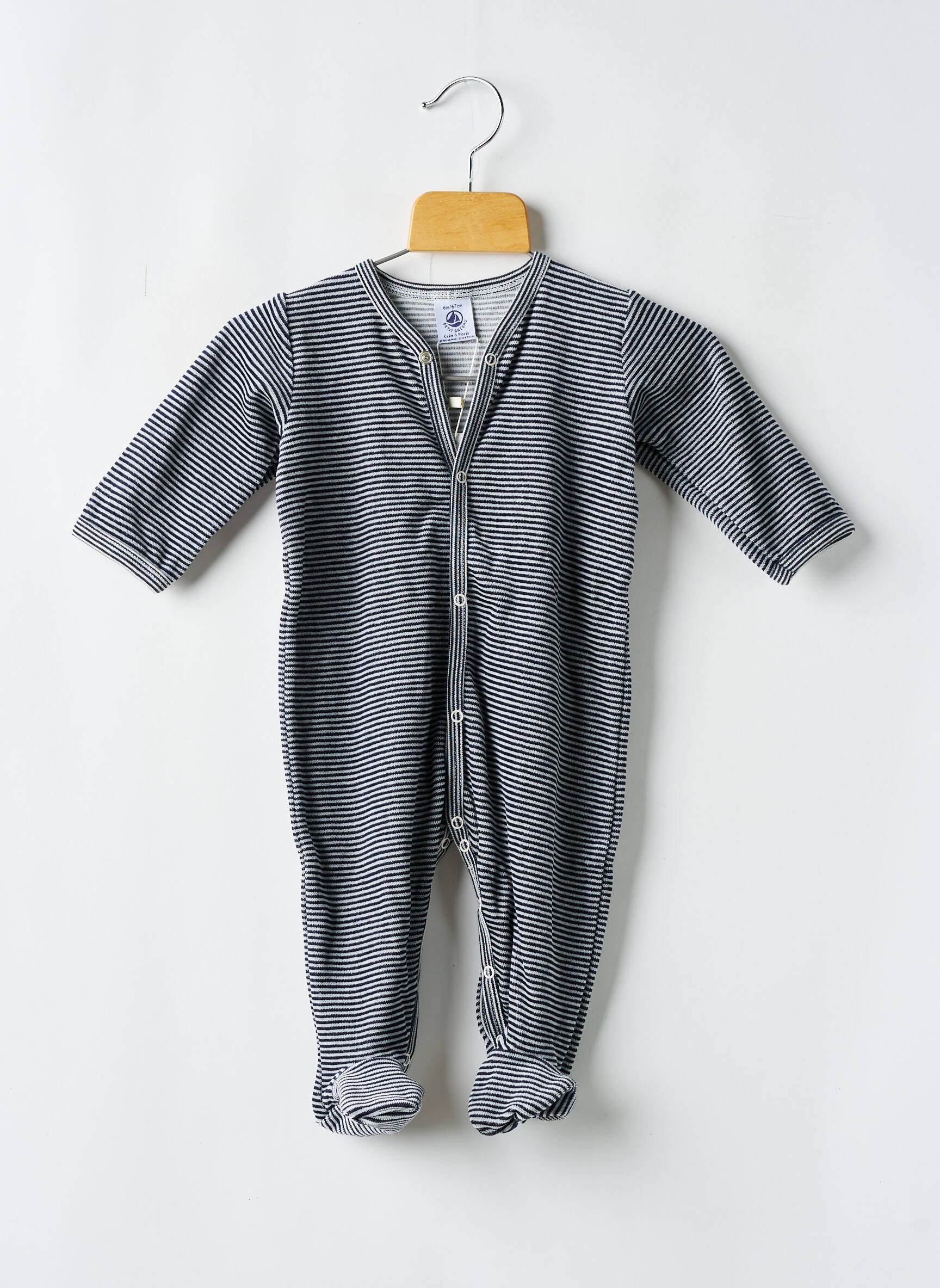 Pižama apvalus kaklas mėlyna PETIT BATEAU vaikas
