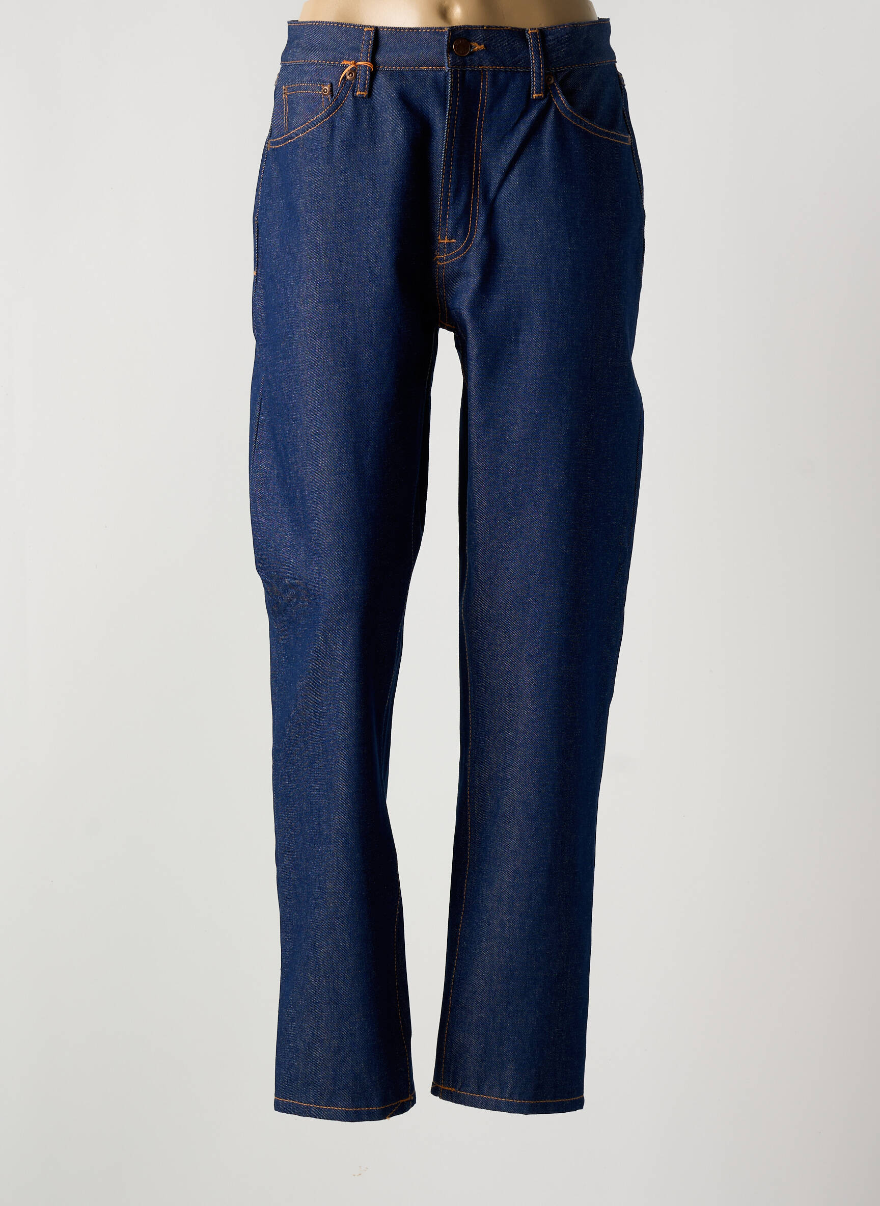 Tiesios kirpimo džinsai mėlyna NUDIE JEANS CO moteris