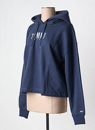 Kapišonas apvalus kaklas mėlyna TOMMY HILFIGER moteris