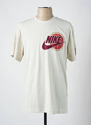 T-marškinys apvalus kaklas baltas NIKE vyras