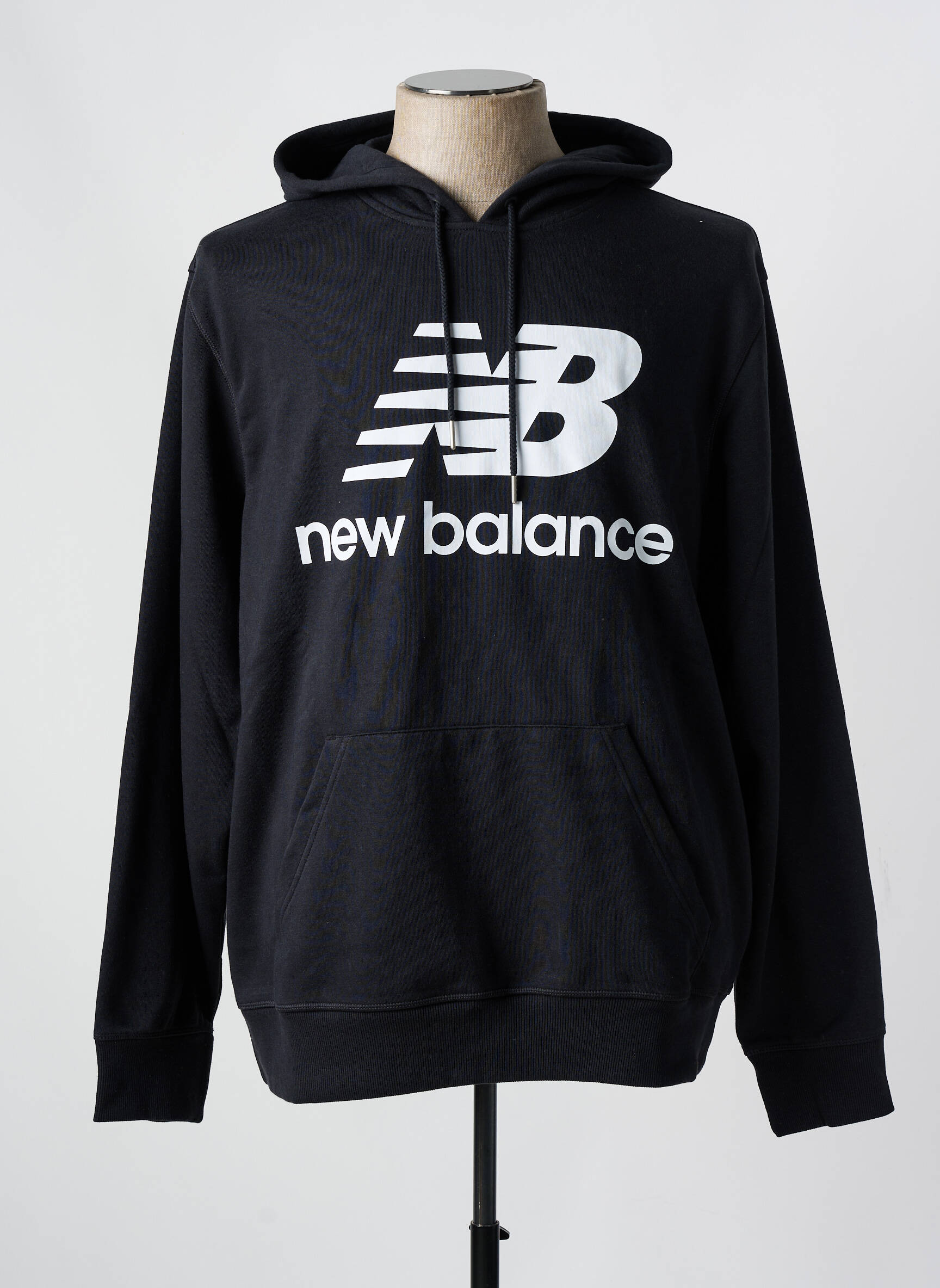 Kapišonas apvalus kaklas juodas NEW BALANCE vyras