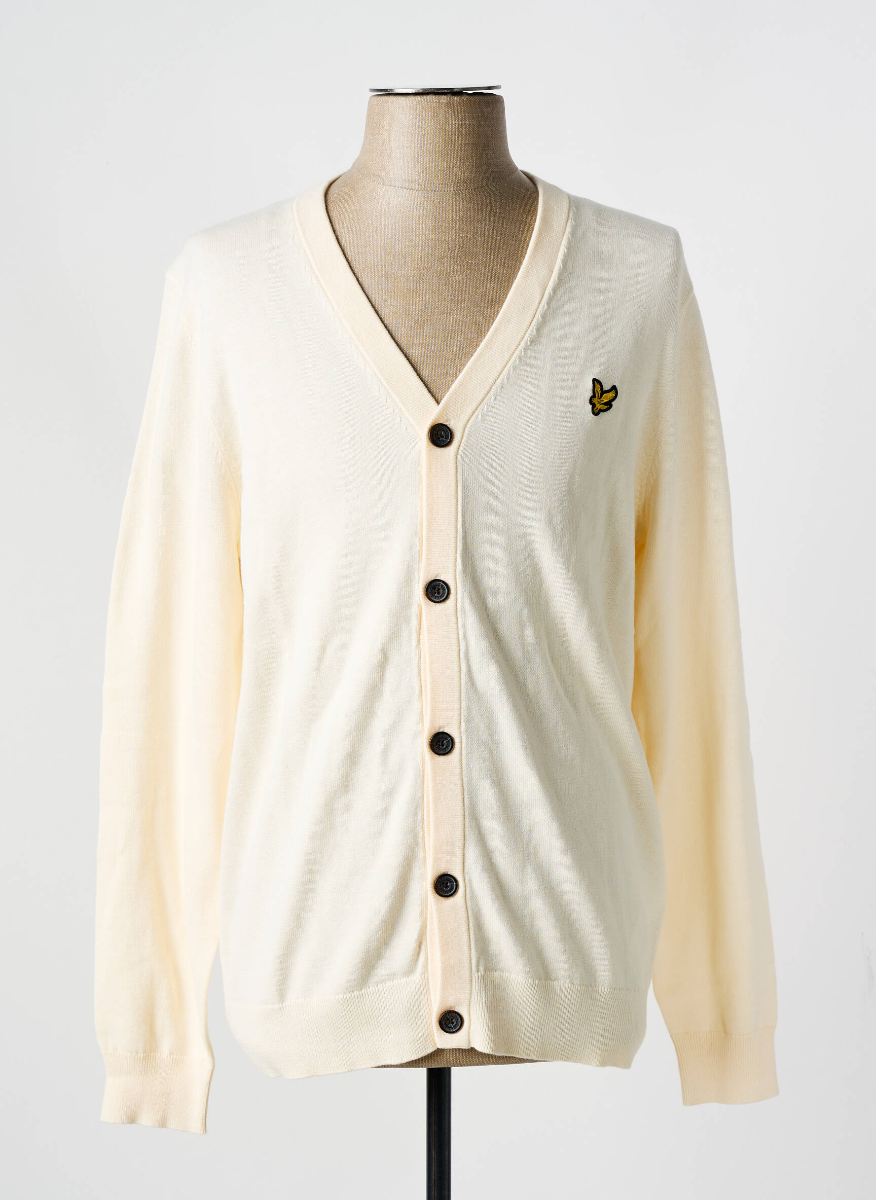 Ilgų rankovių liemenė col v baltas LYLE & SCOTT vyras