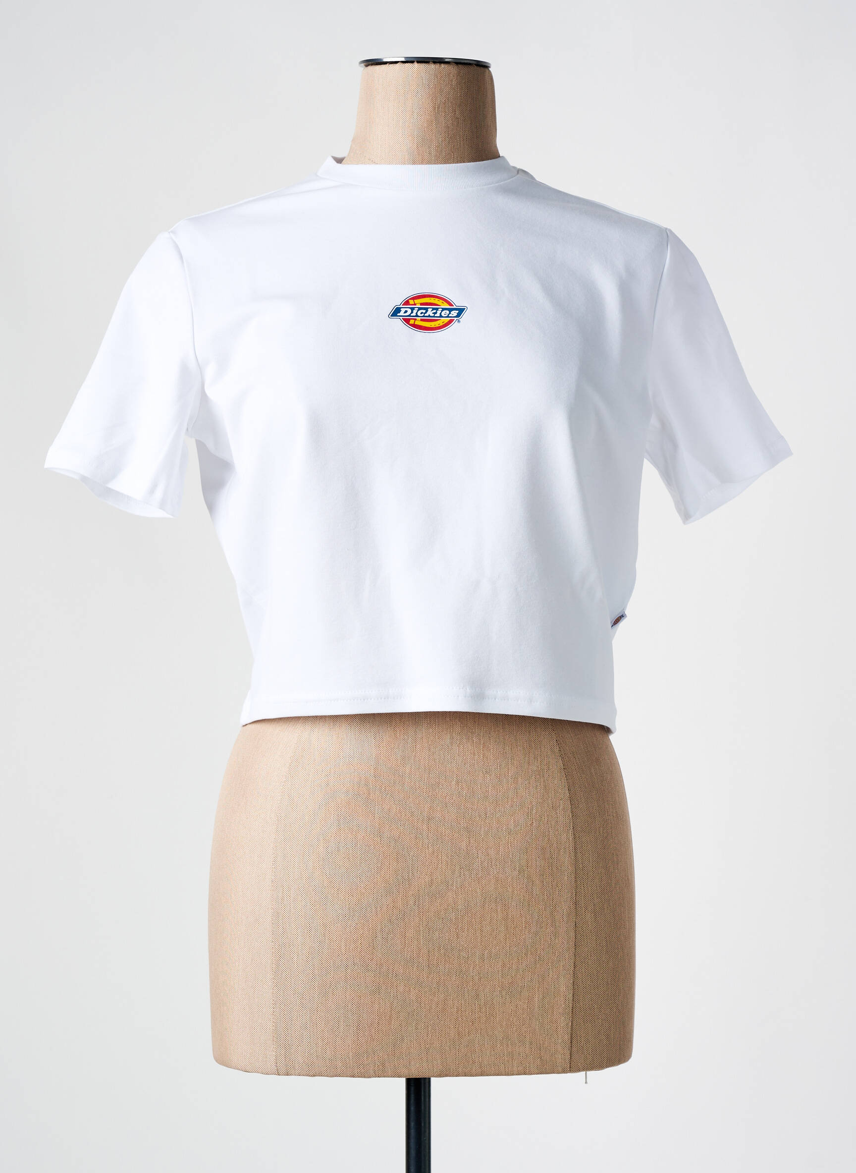 T-marškinys baltas DICKIES moteris
