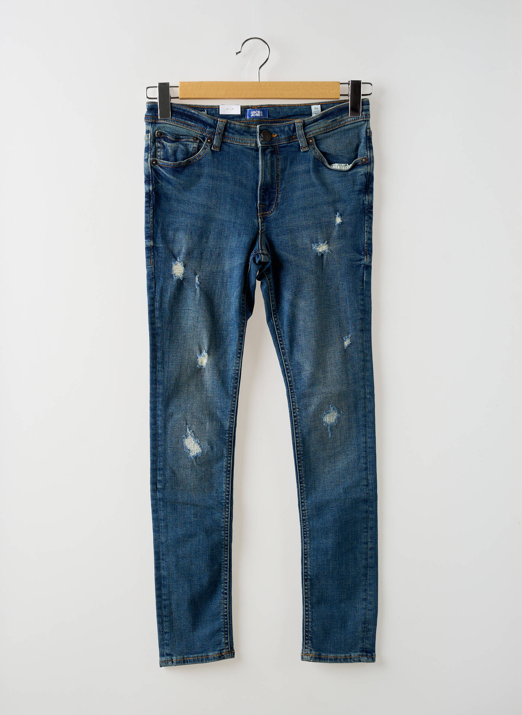 Tiesios kirpimo džinsai mėlyna JACK & JONES berniukas