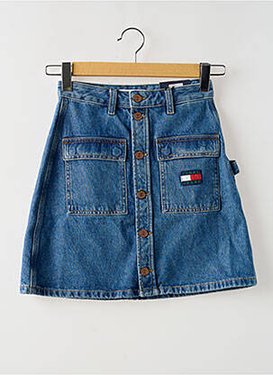 Mini sijonas mėlyna TOMMY HILFIGER moteris