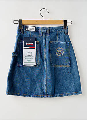 Mini sijonas mėlyna TOMMY HILFIGER moteris
