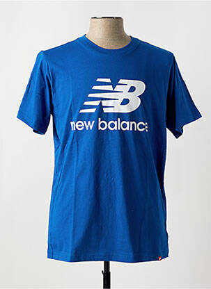 T-marškinys apvalus kaklas mėlyna NEW BALANCE vyras
