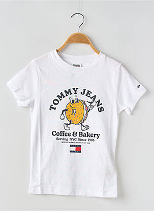 T-marškinys apvalus kaklas baltas TOMMY HILFIGER moteris