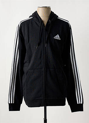 Kasdienis švarkas juodas ADIDAS vyras