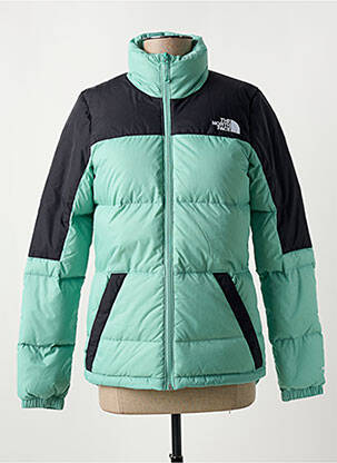 Pūkinė striukė aukšta apykaklė juodas THE NORTH FACE moteris