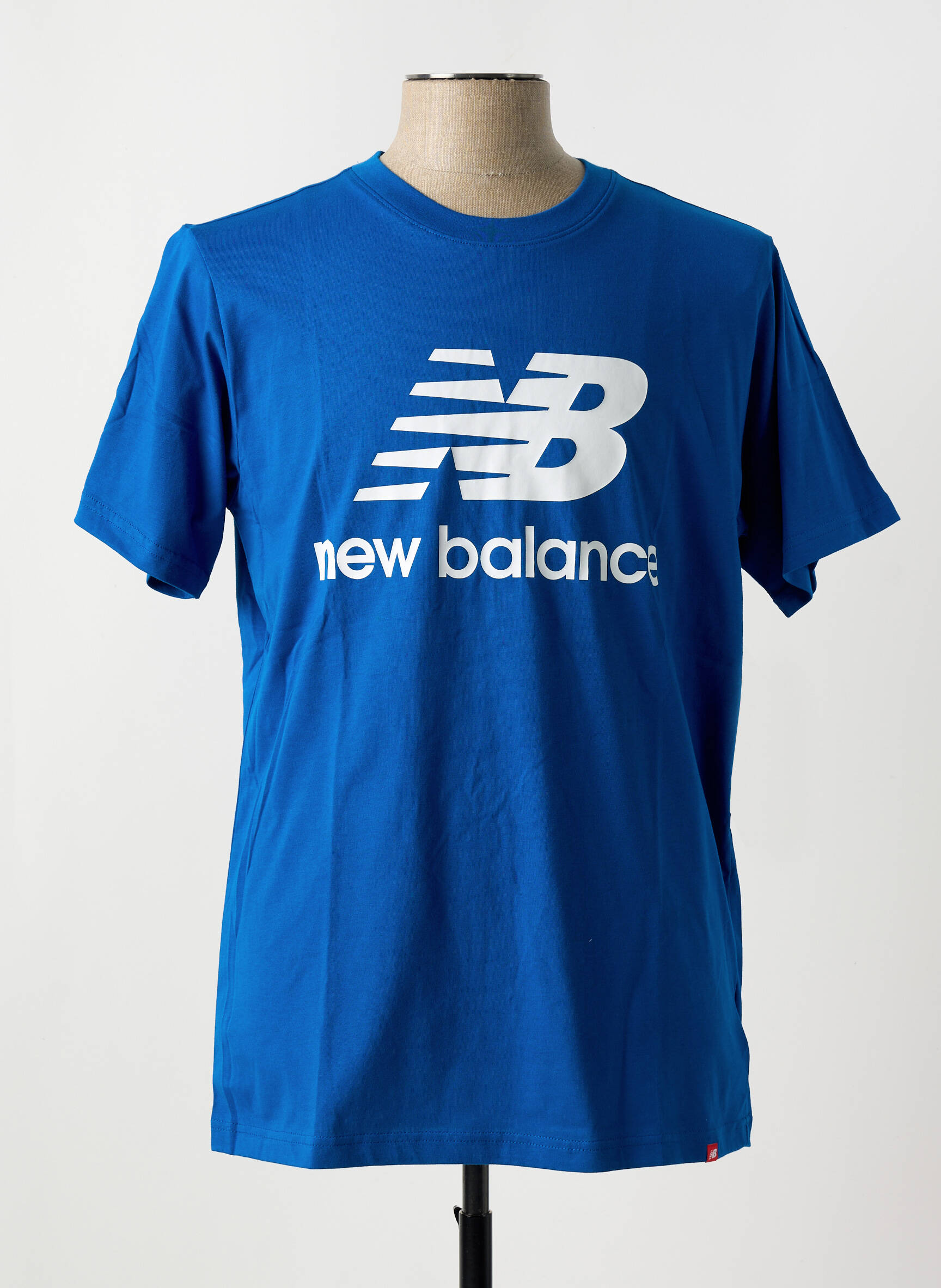 T-marškinys apvalus kaklas mėlyna NEW BALANCE vyras