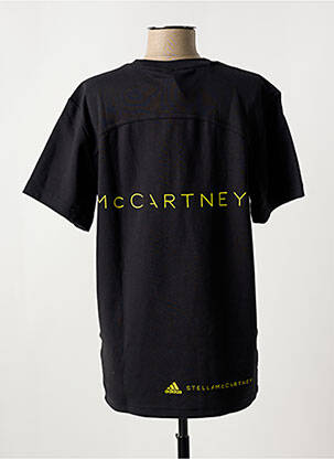 T-marškinys apvalus kaklas juodas ADIDAS X STELLA MC CARTNEY moteris