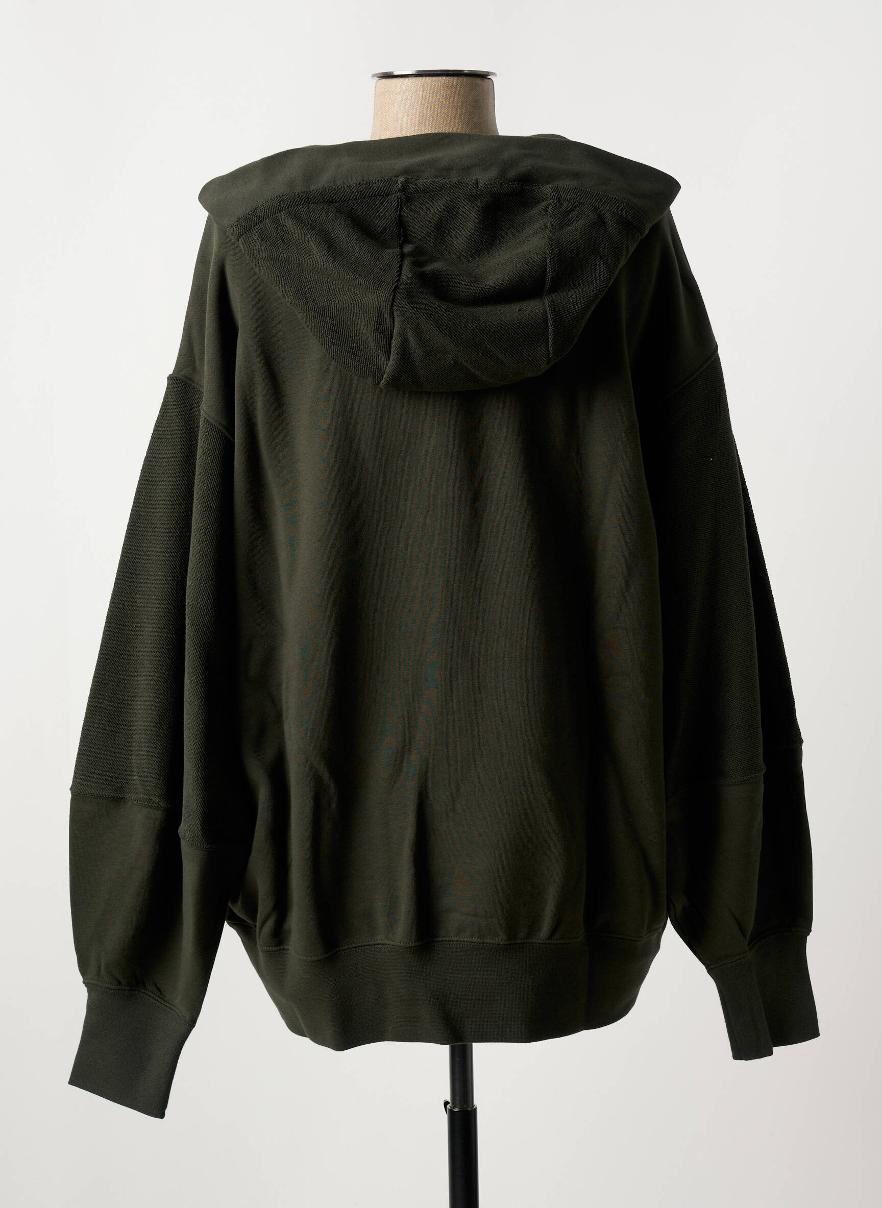 Kapišonas apvalus kaklas žalias NIKE moteris
