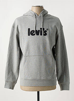 Kapišonas apvalus kaklas pilka LEVI'S vyras