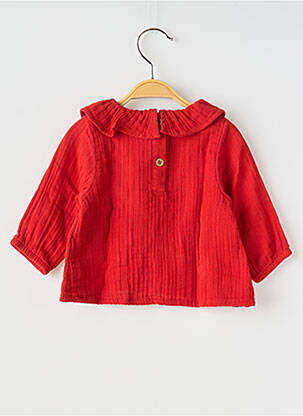 Viršūnė col claudine oranžinė PETIT BATEAU mergina