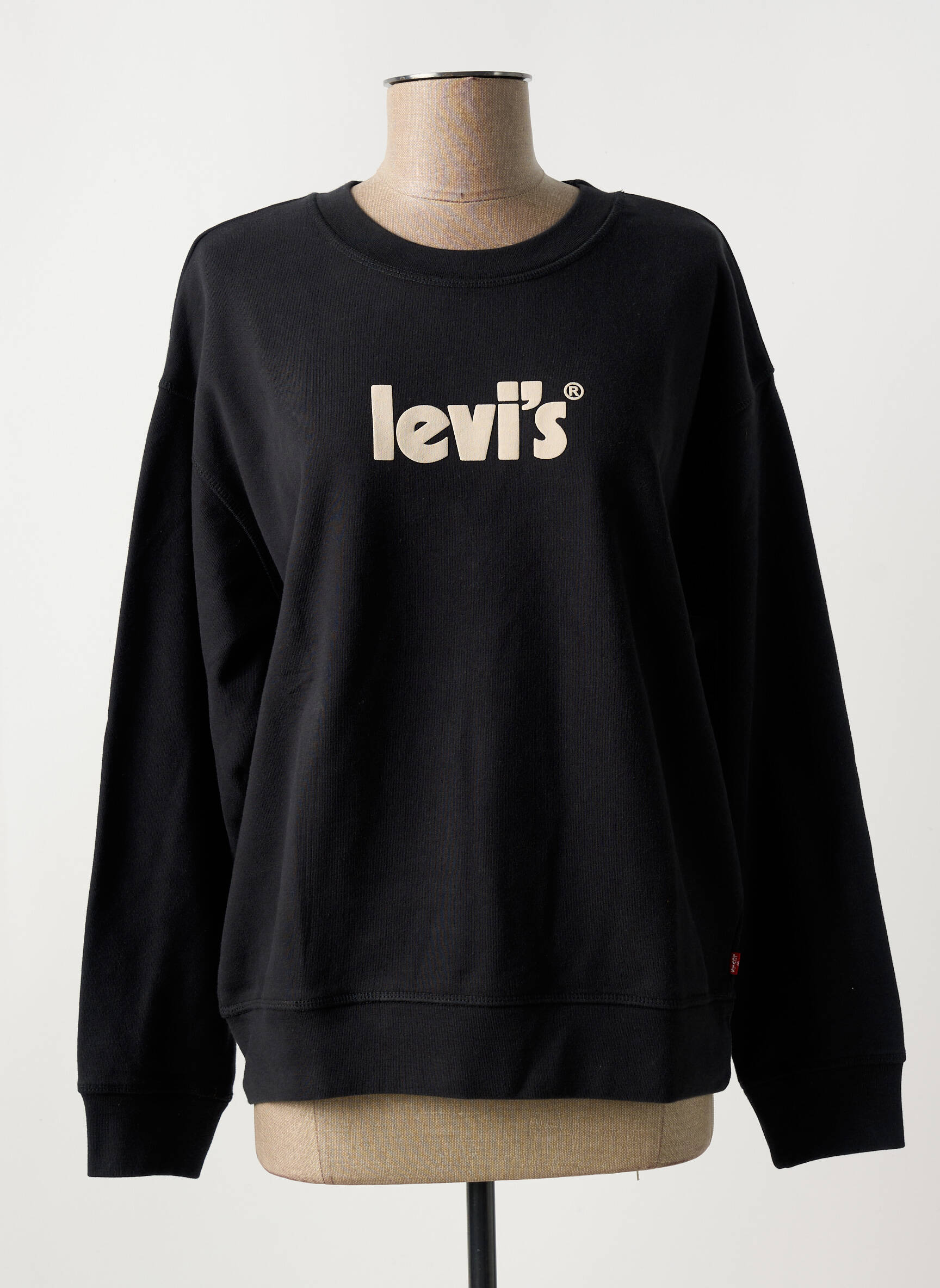 Mikroskopas apvalus kaklas juodas LEVI'S moteris