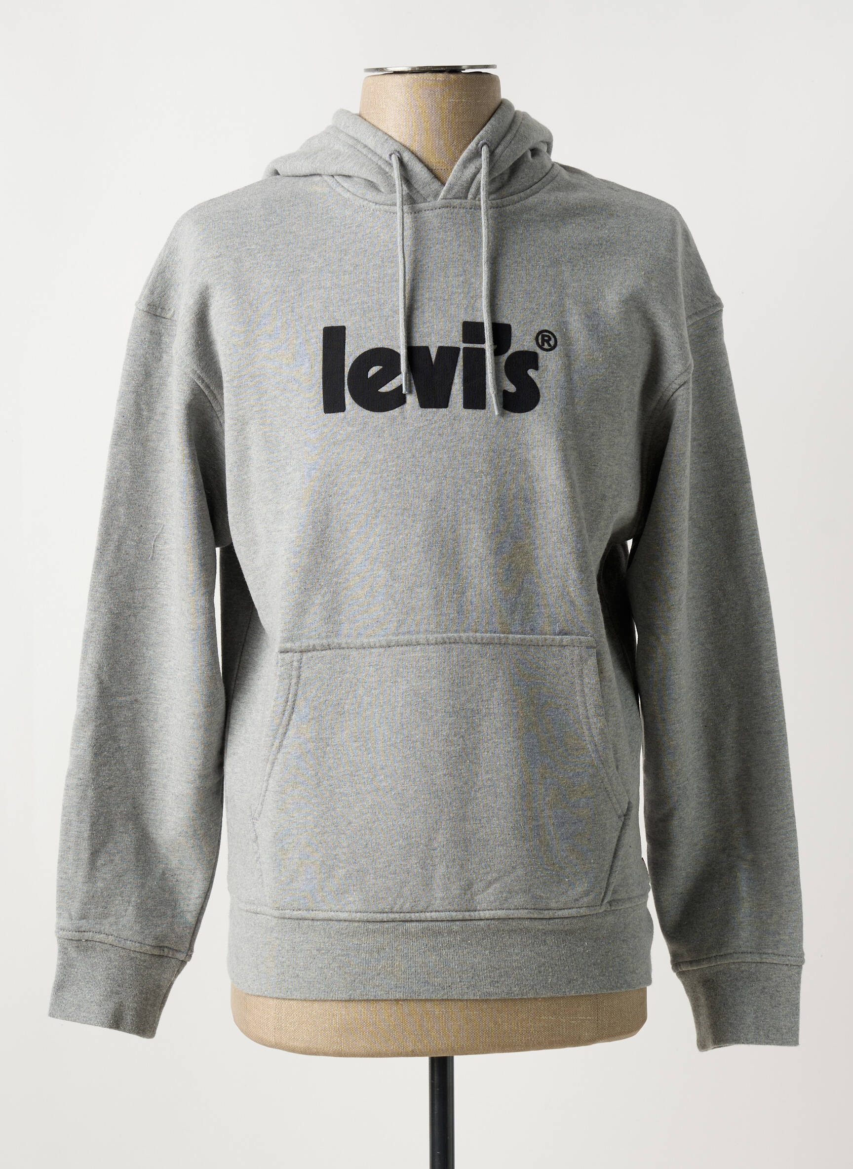 Kapišonas apvalus kaklas pilka LEVI'S vyras