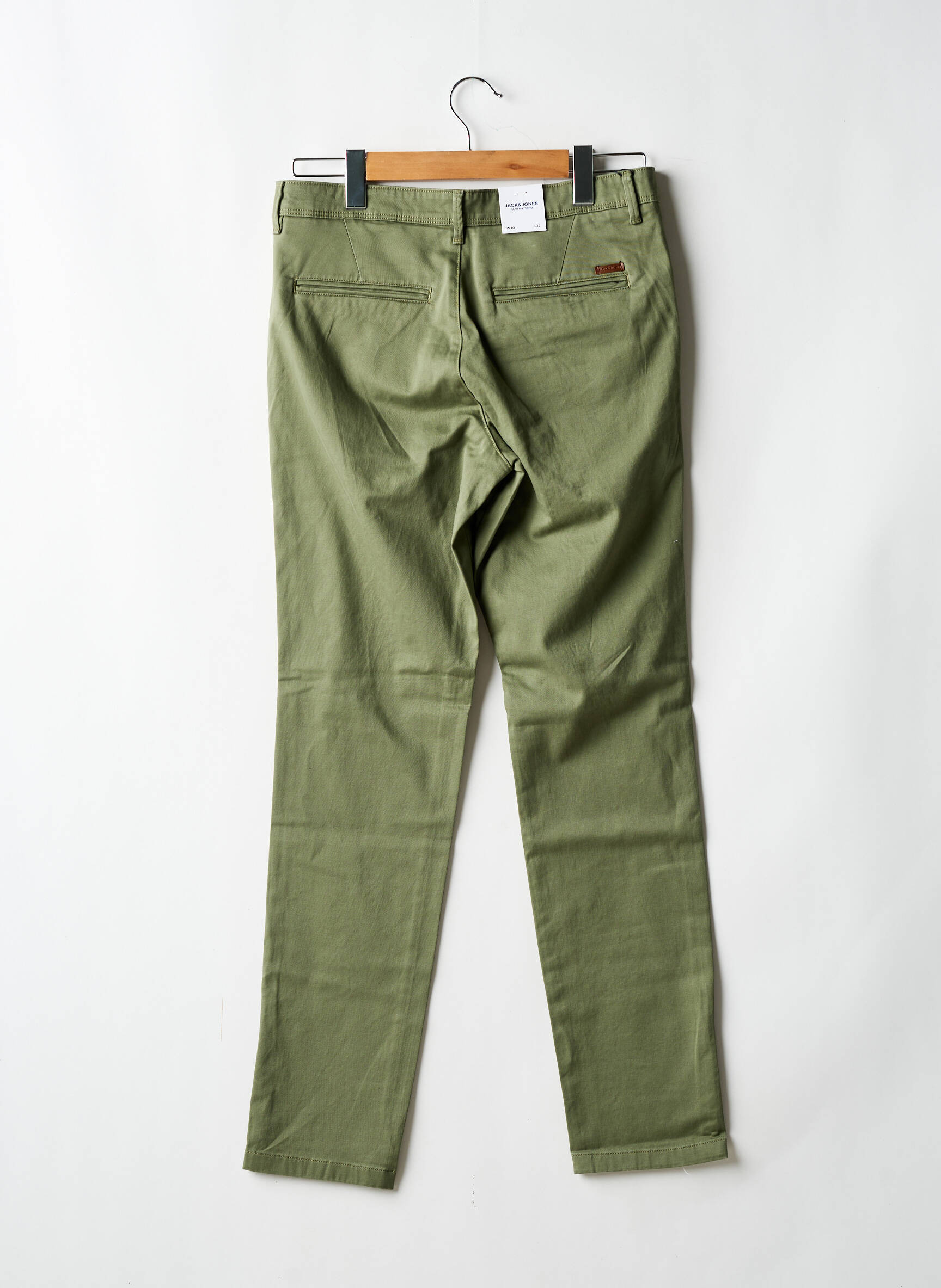 Tiesi kelnė žalias JACK & JONES vyras