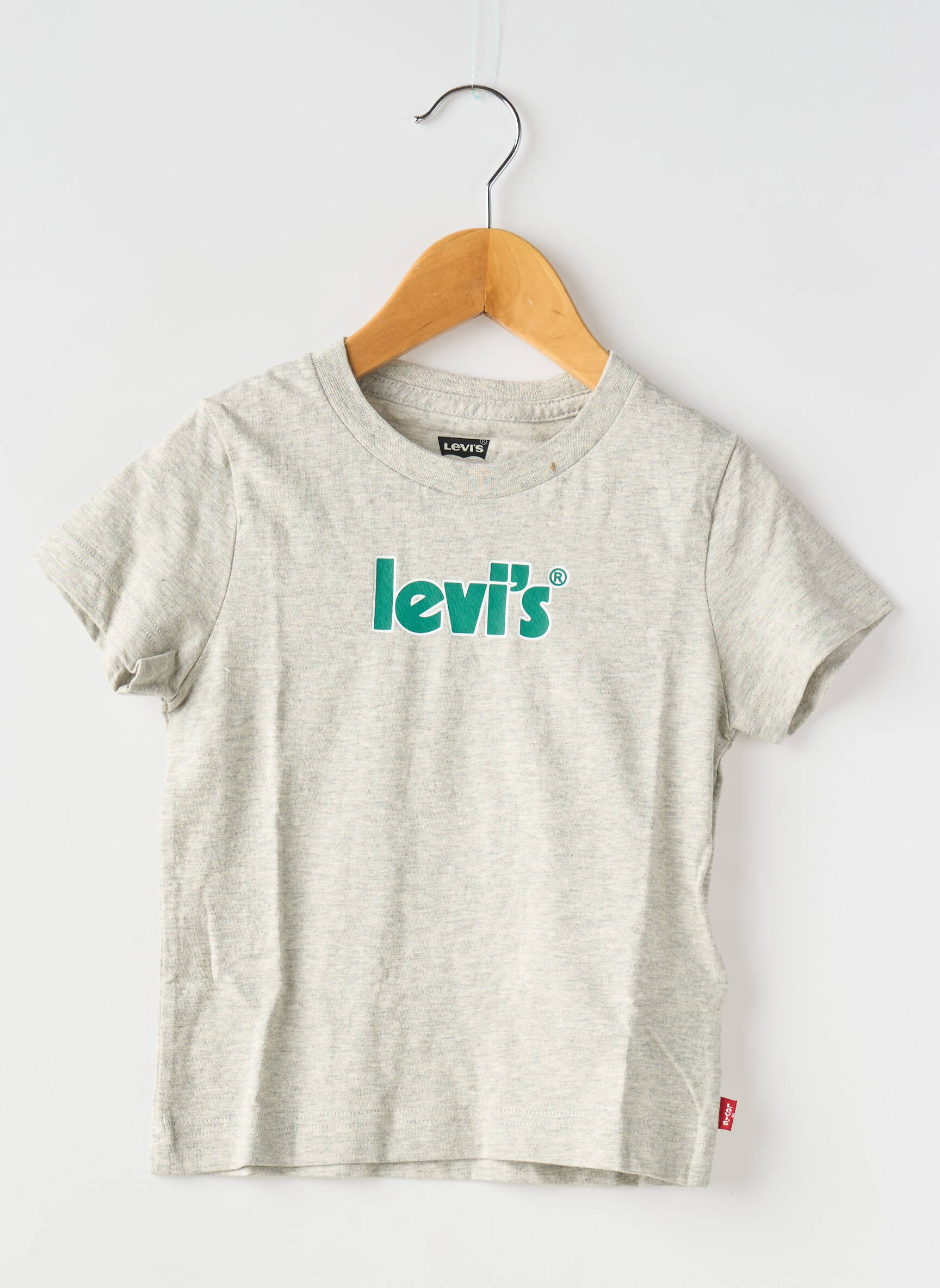 T-marškinys apvalus kaklas pilka LEVI'S berniukas