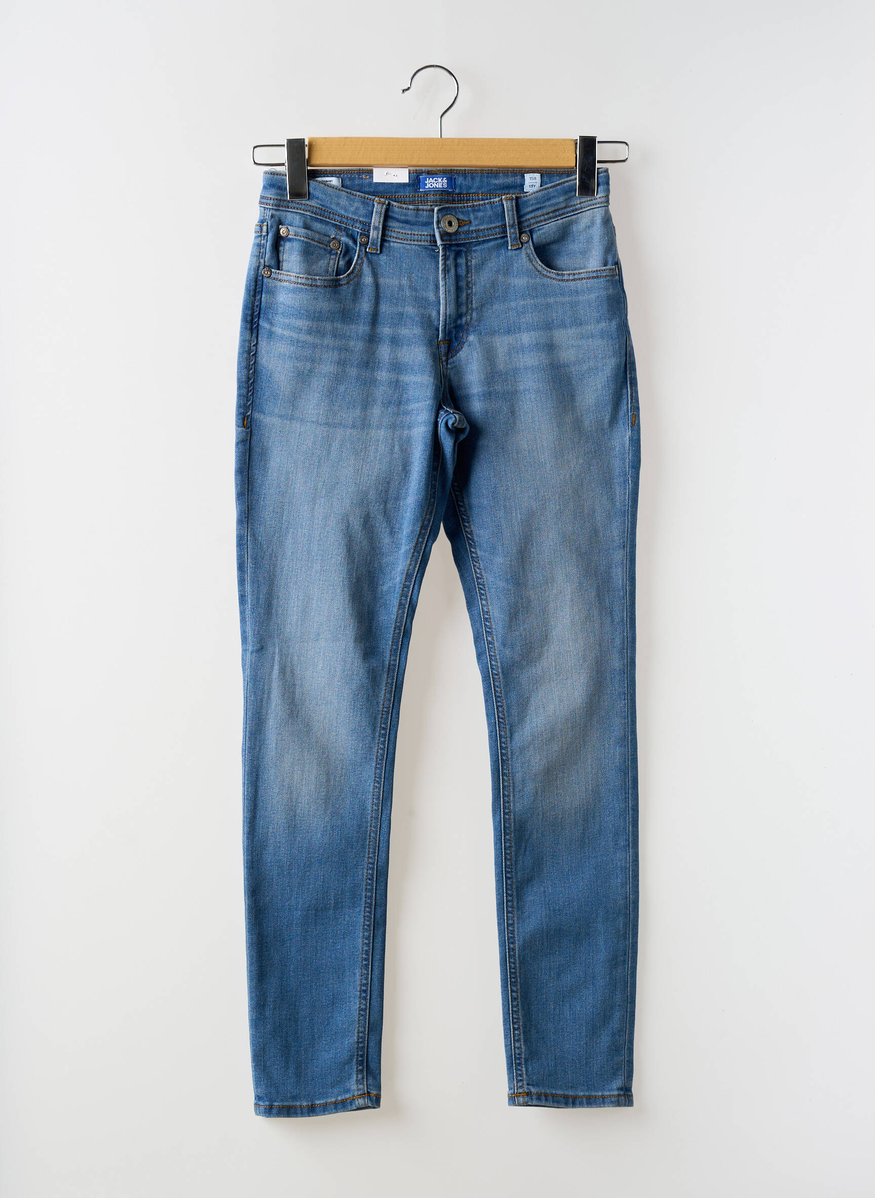 Lieknos džinsai mėlyna JACK & JONES berniukas