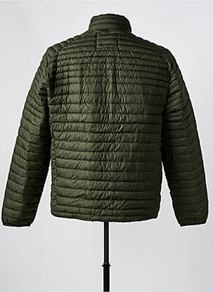 Pūkinė striukė aukšta apykaklė žalias JACK & JONES vyras