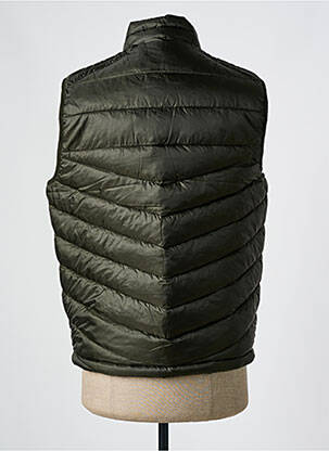 Pūkinė striukė aukšta apykaklė žalias JACK & JONES vyras