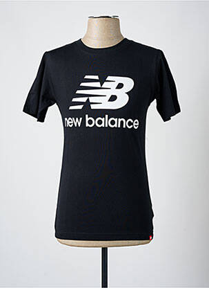 T-marškinys apvalus kaklas juodas NEW BALANCE vyras