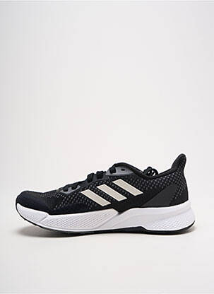 Bėgimo bateliai apvalus mygtukas apvalus mygtukas juodas ADIDAS moteris
