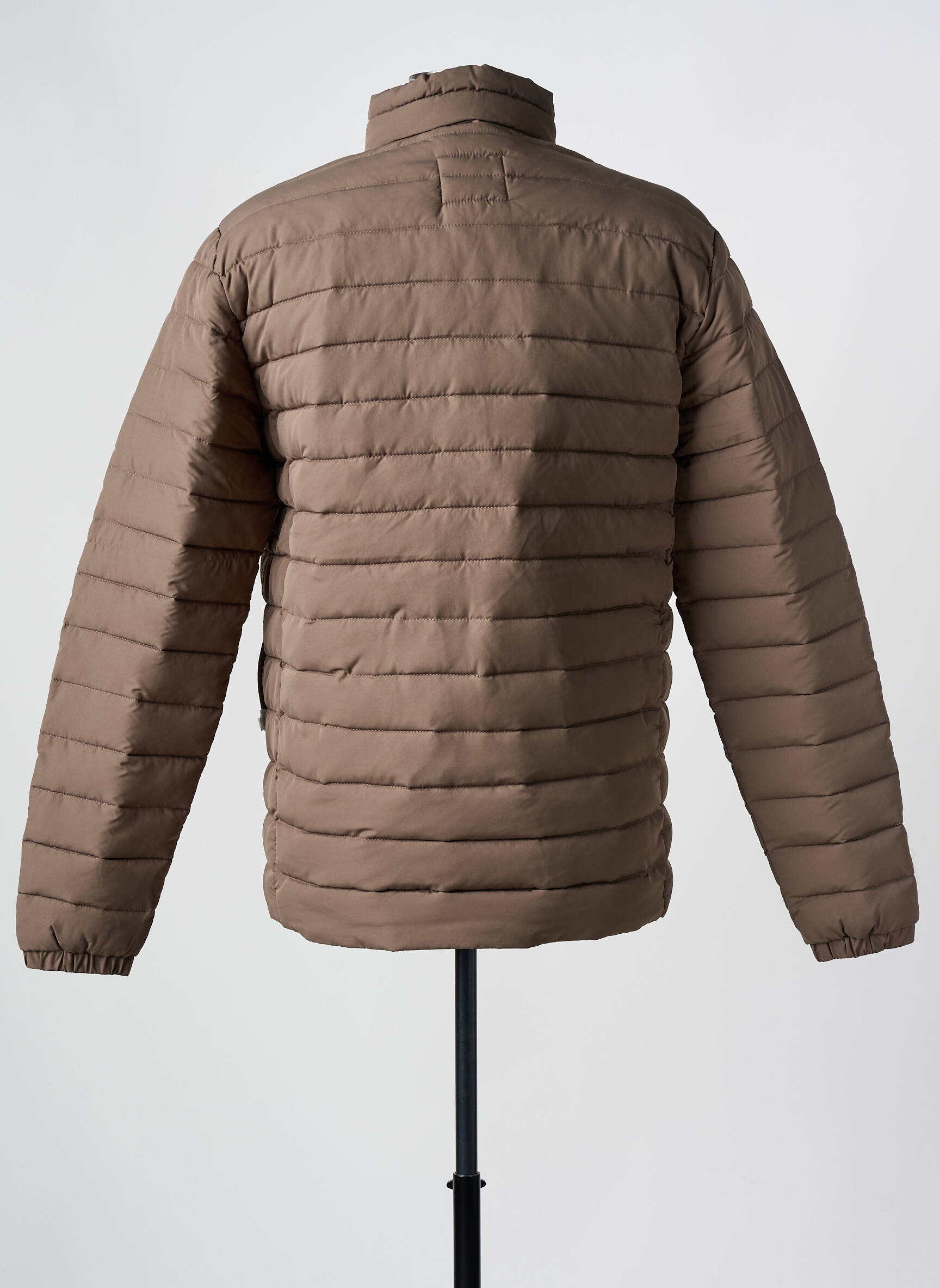Pūkinė striukė aukšta apykaklė rudas JACK & JONES vyras