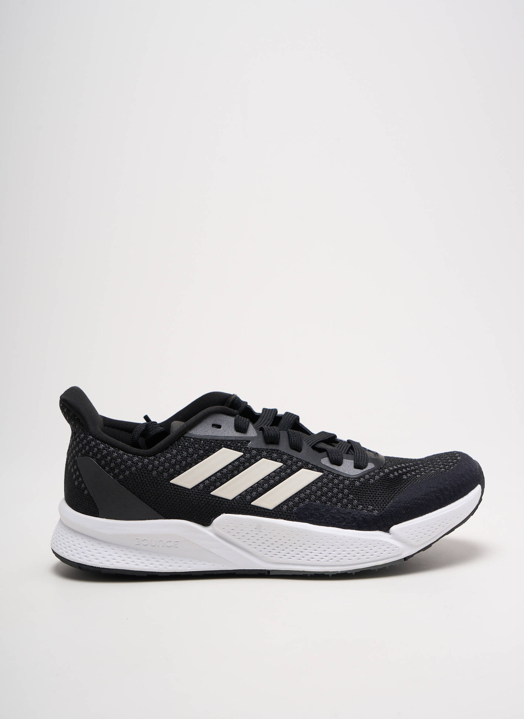 Bėgimo bateliai apvalus mygtukas apvalus mygtukas juodas ADIDAS moteris