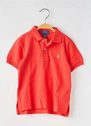 Polo raudona RALPH LAUREN berniukas