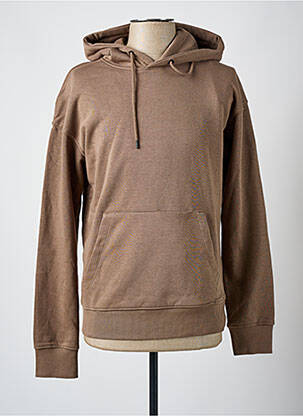 Kapišonas apvalus kaklas rudas JACK & JONES vyras