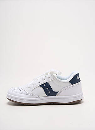 Bėgimo bateliai apvalus mygtukas apvalus mygtukas baltas SAUCONY vaikas