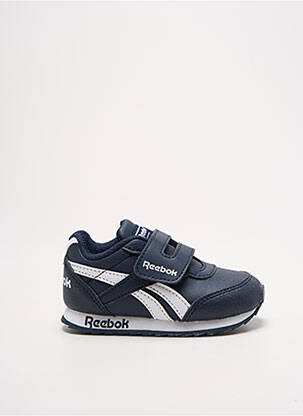 Bėgimo bateliai šnervių uždarymas apvalus mygtukas mėlyna REEBOK berniukas