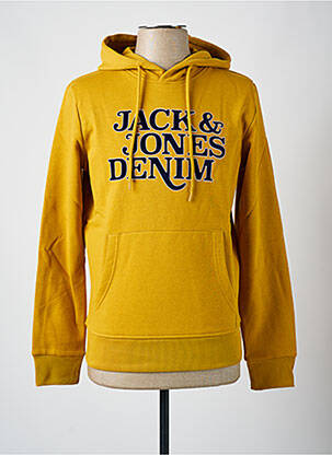 Kapišonas apvalus kaklas geltona JACK & JONES vyras