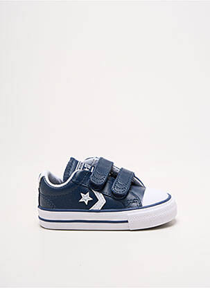 Bėgimo bateliai šnervių uždarymas apvalus mygtukas mėlyna CONVERSE berniukas