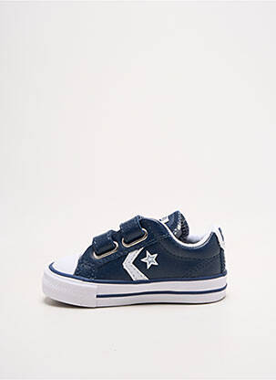 Bėgimo bateliai šnervių uždarymas apvalus mygtukas mėlyna CONVERSE berniukas